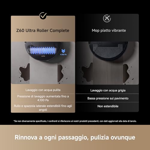 Mova Z60 Ultra Roller Robot Aspirapolvere Lavapavimenti - immagine 1