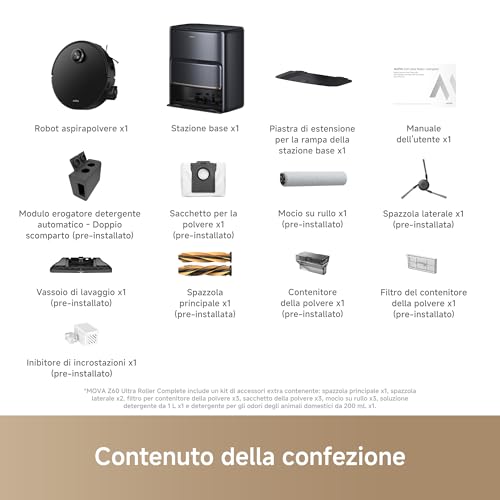 Mova Z60 Ultra Roller Robot Aspirapolvere Lavapavimenti - immagine 9