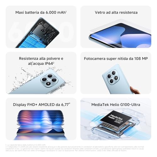 XIAOMI Redmi Note 15 Smartphone 8+256GB - immagine 2