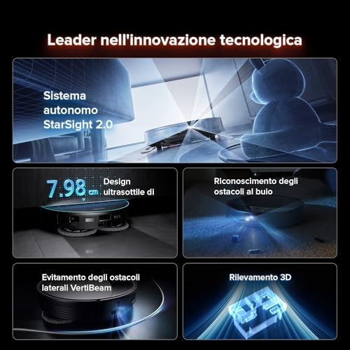 Roborock Saros 10R Robot Aspirapolvere - immagine 1