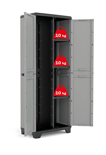 Keter Armadio Portascope Stilo, Grigio Scuro/Nero - immagine 3