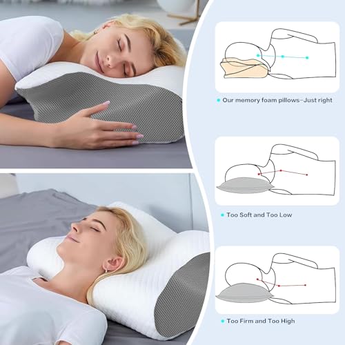 Cuscino Cervicale JINER in Memory Foam - immagine 1