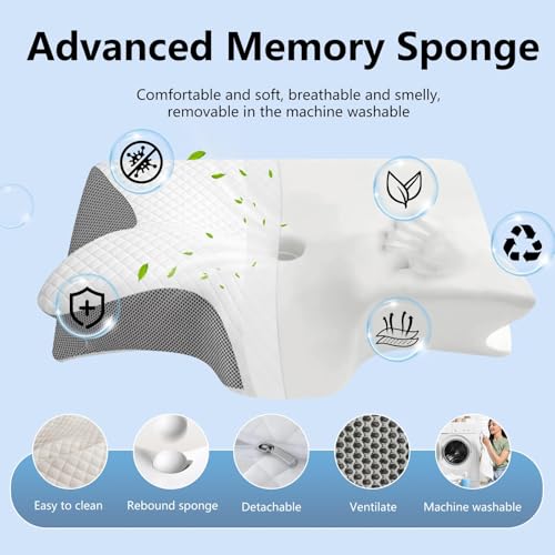 Cuscino Cervicale JINER in Memory Foam - immagine 4