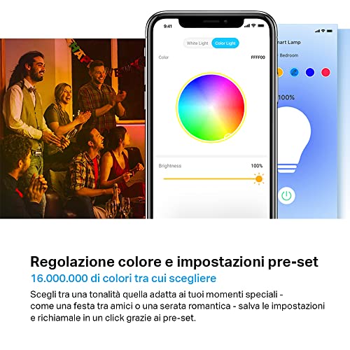 Lampadina WiFi Intelligente Tapo L530E - immagine 4