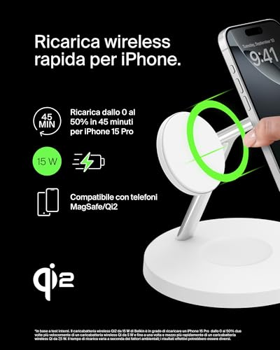 Belkin BoostCharge 3 in 1 Caricatore Wireless - immagine 2