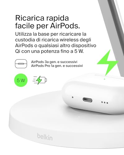 Belkin BoostCharge 3 in 1 Caricatore Wireless - immagine 4