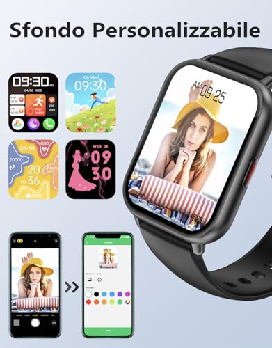 RUIMEN Smartwatch Uomo Donna Chiamate Bluetooth - immagine 6