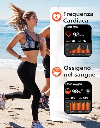 RUIMEN Smartwatch Uomo Donna Chiamate Bluetooth - immagine 7