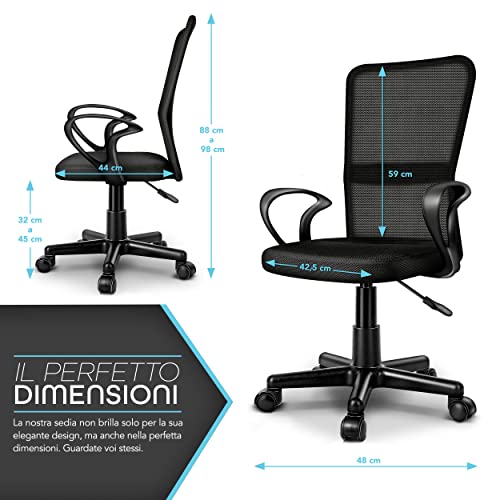 TRESKO® Sedia da Ufficio Ergonomica - immagine 2