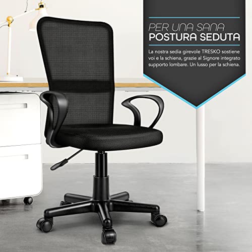 TRESKO® Sedia da Ufficio Ergonomica - immagine 6