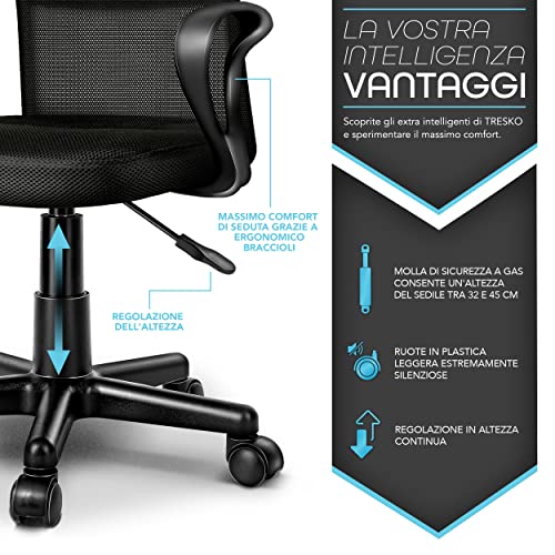 TRESKO® Sedia da Ufficio Ergonomica - immagine 7