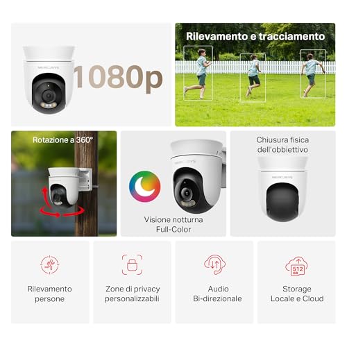 MERCUSYS MC500 Telecamera WiFi da Esterno - immagine 1
