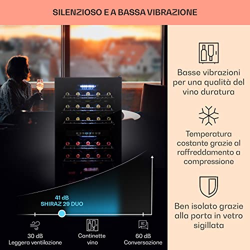 Cantinetta Vino KLARSTEIN Refrigerata a Zona Doppia - immagine 3