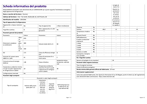 Cantinetta Vino KLARSTEIN Refrigerata a Zona Doppia - immagine 6