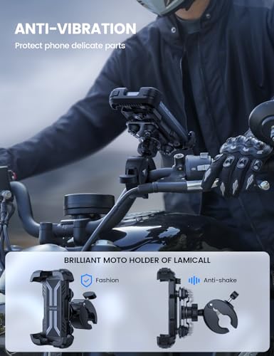 Supporto Telefono Moto Antivibrazione Lamicall - immagine 1