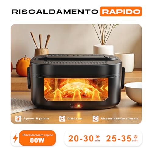 Scaldavivande Elettrico Portatile 80W 1,5L - immagine 1
