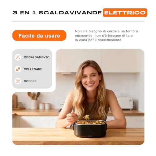 Scaldavivande Elettrico Portatile 80W 1,5L - immagine 2
