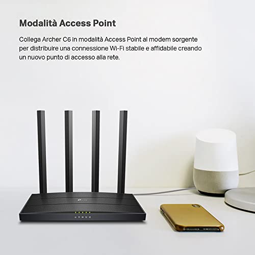 TP-Link Archer C6 Gigabit Router Wi-Fi - immagine 6