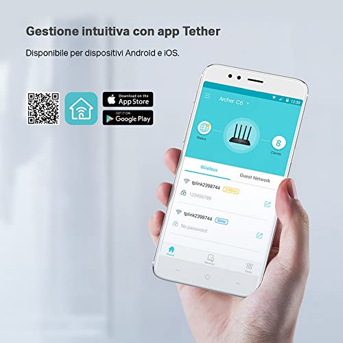 TP-Link Archer C6 Gigabit Router Wi-Fi - immagine 8