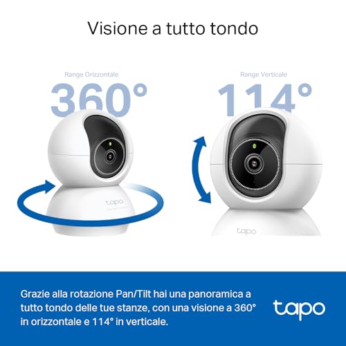 Tapo C230 Telecamera Wi-Fi Interno 3K 5MP - immagine 3