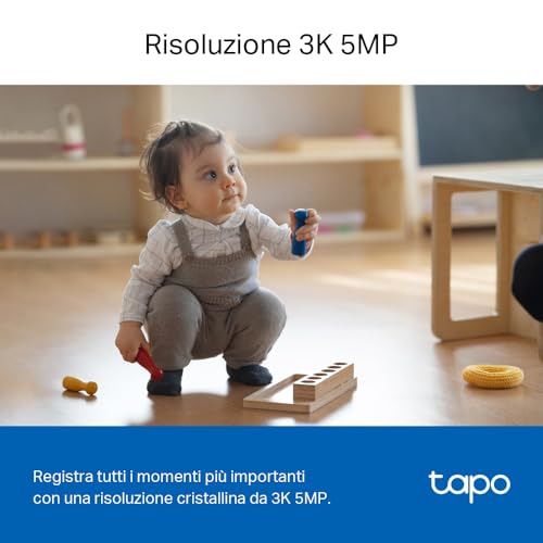 Tapo C230 Telecamera Wi-Fi Interno 3K 5MP - immagine 4