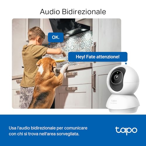 Tapo C230 Telecamera Wi-Fi Interno 3K 5MP - immagine 5