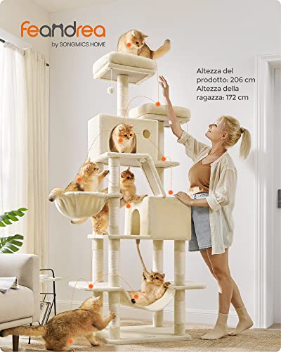 Feandrea Albero per Gatti XXL 206 cm - immagine 2