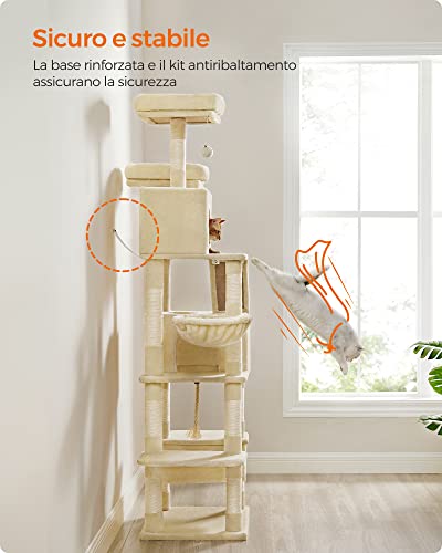 Feandrea Albero per Gatti XXL 206 cm - immagine 7