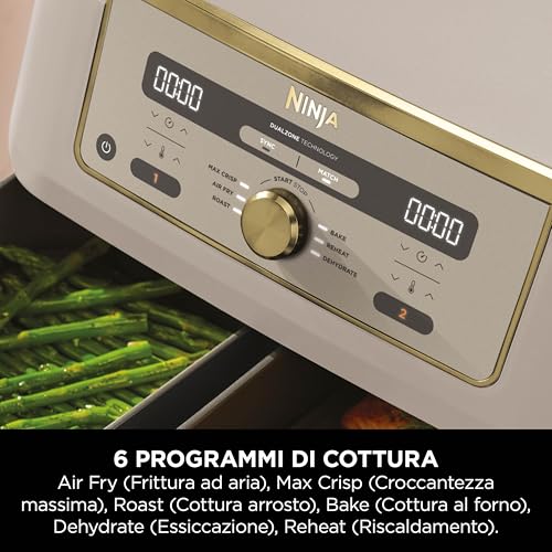 Ninja MAX Doppia Zona, Friggitrice ad aria 9,5 L - immagine 4
