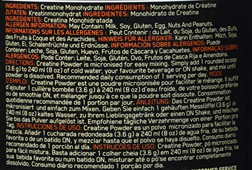 Optimum Nutrition Creatina Micronizzata 634g - immagine 5