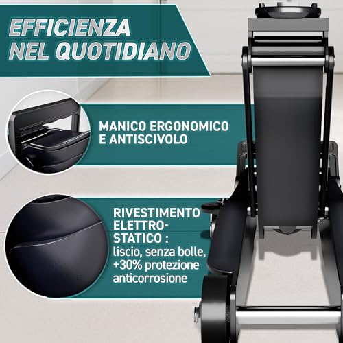 TRESKO Cric idraulico 2,5T con valigetta - immagine 4