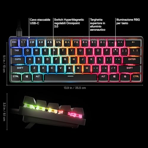 SteelSeries Apex Pro Mini Gen 3 - Tastiera Gaming - immagine 2