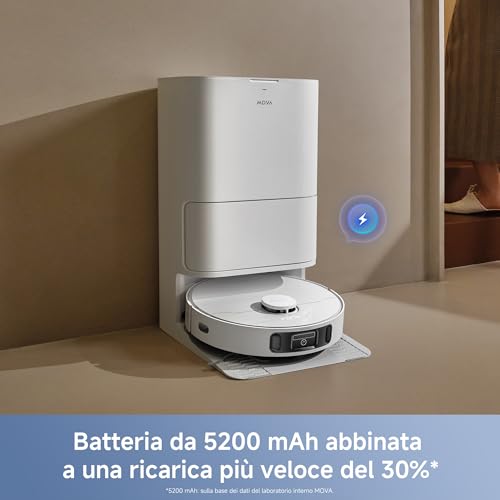 Mova E40 Ultra Robot Aspirapolvere e Lavapavimenti - immagine 5
