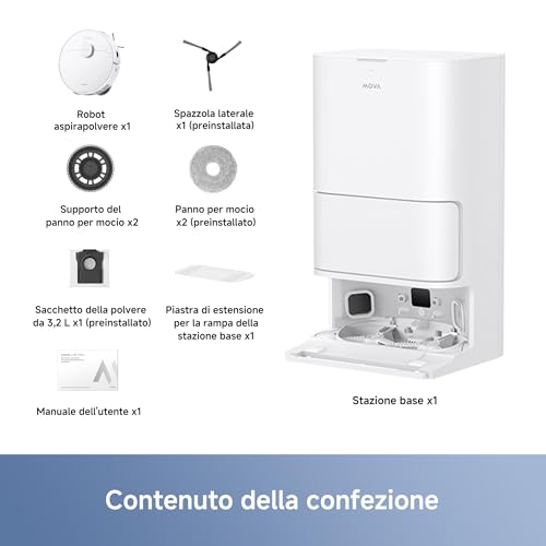 Mova E40 Ultra Robot Aspirapolvere e Lavapavimenti - immagine 9