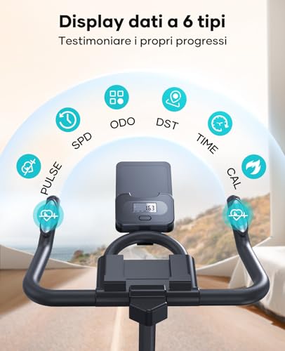 Cyclette Toputure con App e 100 Livelli di Resistenza - immagine 7