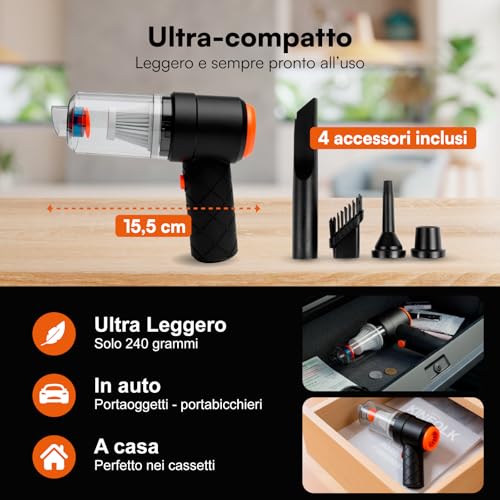 Aspirapolvere Aspirabriciole Senza Fili 2in1 - immagine 2
