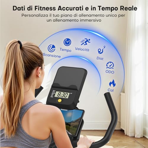 CHAOKE Cyclette da Casa Silenziosa con App - immagine 4