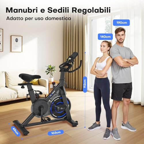 CHAOKE Cyclette da Casa Silenziosa con App - immagine 5
