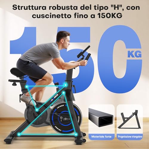 CHAOKE Cyclette da Casa Silenziosa con App - immagine 6