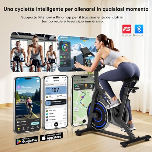 CHAOKE Cyclette da Casa Silenziosa con App - immagine 8