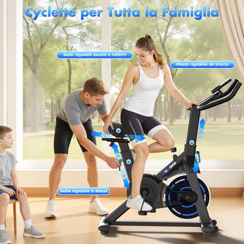 CHAOKE Cyclette da Casa Silenziosa con App - immagine 9