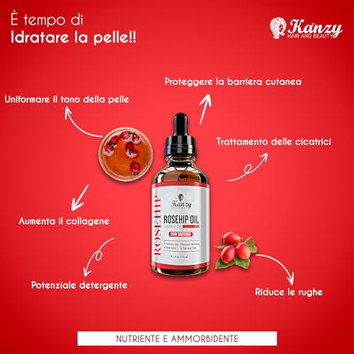 Kanzy Olio di Rosa Mosqueta 120ml - immagine 1