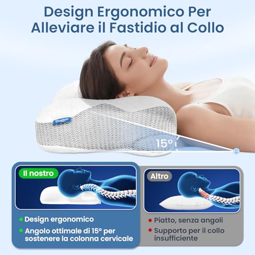 Cuscino Cervicale Ortopedico Memory Foam - immagine 1
