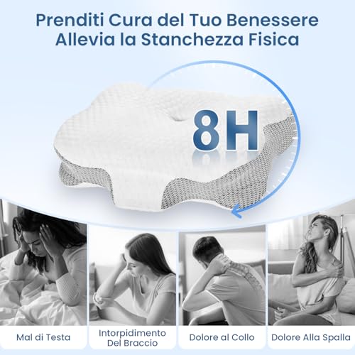 Cuscino Cervicale Ortopedico Memory Foam - immagine 6