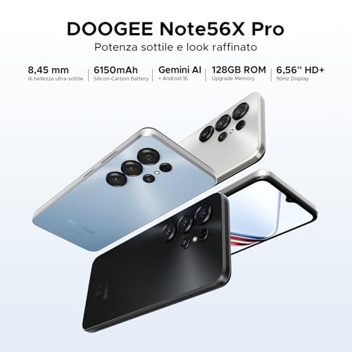 DOOGEE NOTE 56X PRO Android Smartphone - immagine 3