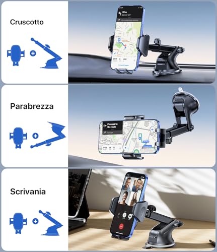 Miracase Porta Cellulare Auto Universale - immagine 6