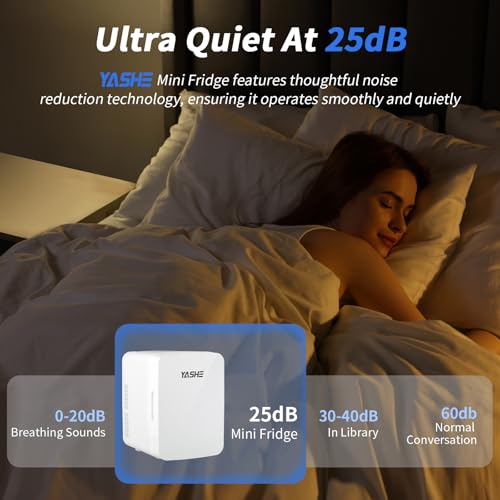 YASHE Mini Frigorifero 10 Litri per Camera da Letto - immagine 1