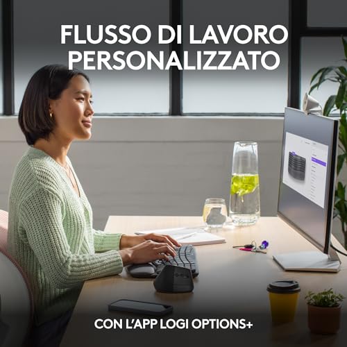 Logitech Wave Keys tastiera wireless ergonomica - immagine 7