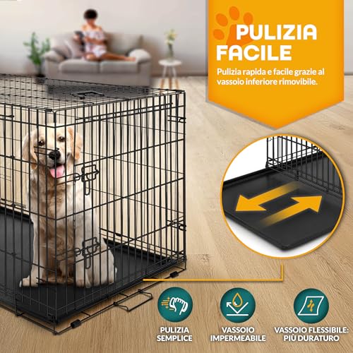 TRESKO Gabbie Pieghevoli per Animali XXL - immagine 3