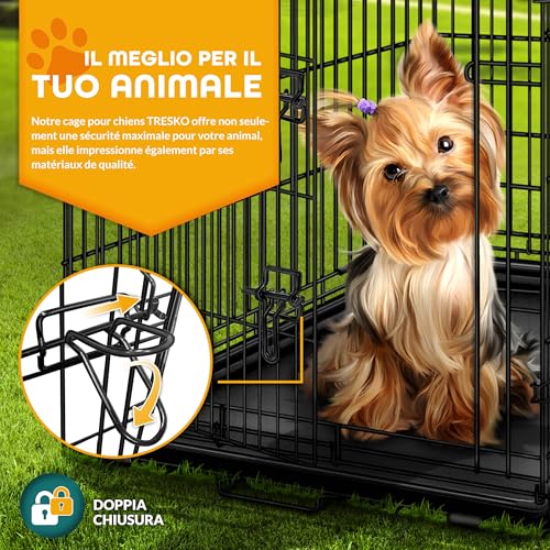 TRESKO Gabbie Pieghevoli per Animali XXL - immagine 5